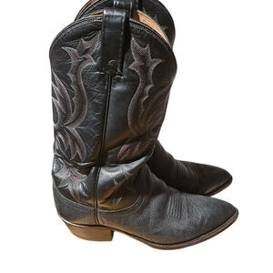Dan Post Black & White Cowboy Boots Size 9D